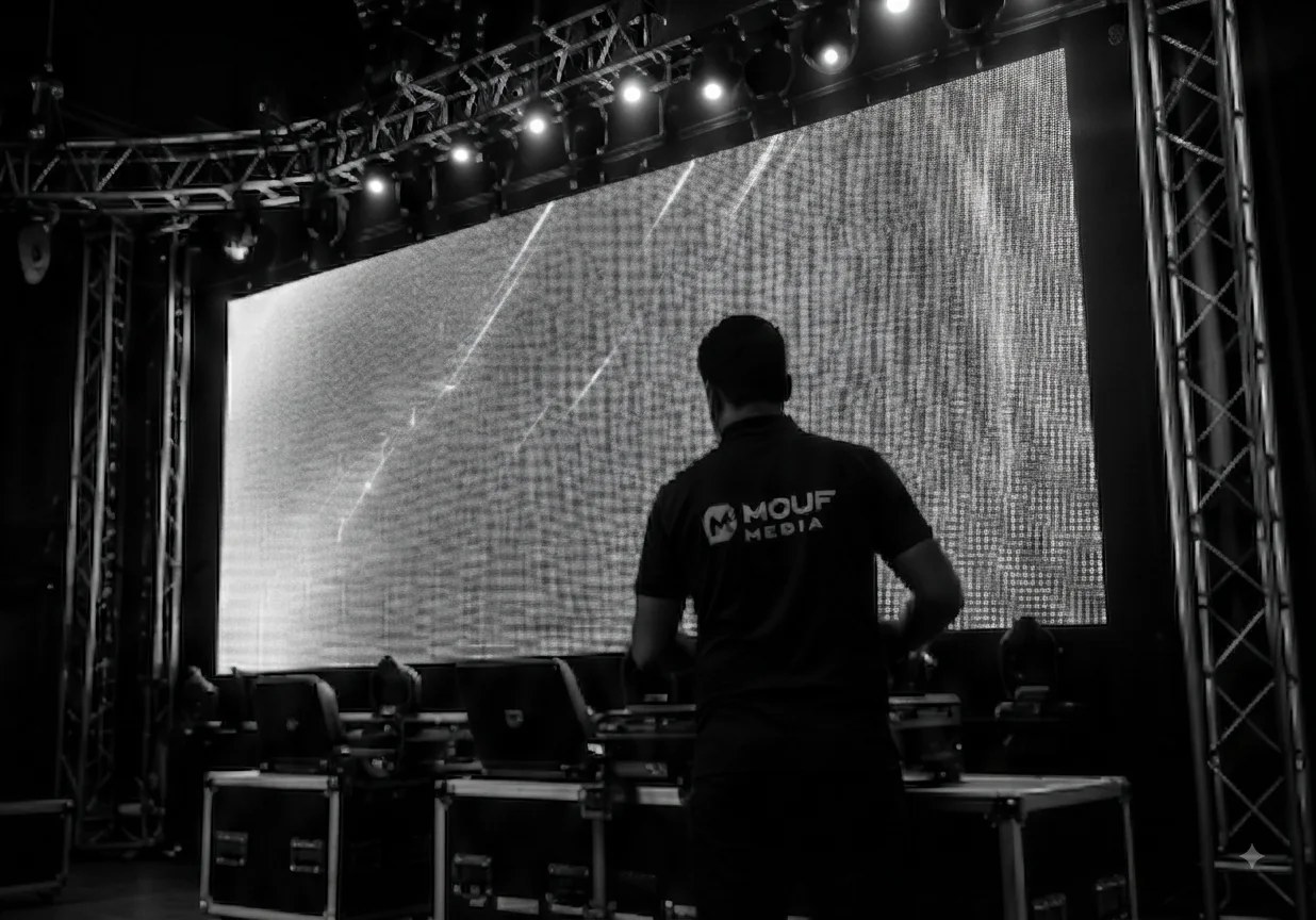 Mouf Media LED Stage Setup